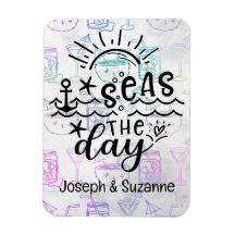 Tropischer Cocktail Personalisiert Seas the Day Cr