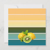 Tropischer Cocktail Summer Beach Geburtstagsparty Einladung (Rückseite)