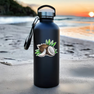 Tropischer Coconut-Die Sticker Kokoskleber