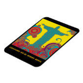 Tropischer Corcovado-Stil Magnet (Linke Seite)