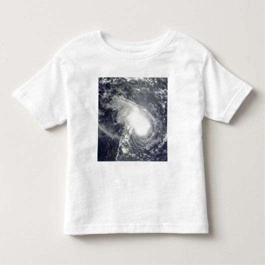 Tropischer Cyclone Gael nähert sich Madagaskar Kleinkind T-shirt (Vorderseite)