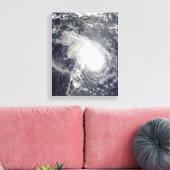 Tropischer Cyclone Gael nähert sich Madagaskar Leinwanddruck (Insitu (Wohnzimmer))