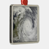 Tropischer Cyclone Gael von Madagaskar 2 Silbernes Ornament (Rechts)