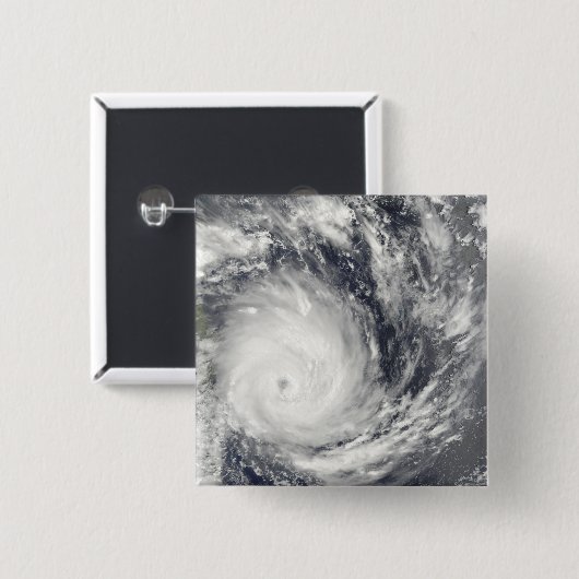 Tropischer Cyclone Gael von Madagaskar Button (Vorne & Hinten)