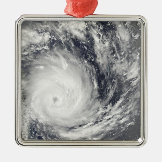 Tropischer Cyclone Gael von Madagaskar Ornament Aus Metall (Vorne)