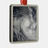 Tropischer Cyclone Ilsa Silbernes Ornament (Rechts)