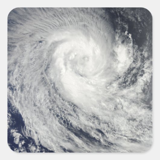 Tropischer Cyclone Imani Quadratischer Aufkleber (Vorderseite)