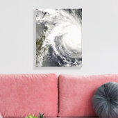 Tropischer Cyclone Ivan nähert sich Madagaskar Leinwanddruck (Insitu (Wohnzimmer))