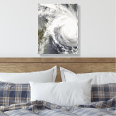 Tropischer Cyclone Ivan nähert sich Madagaskar Leinwanddruck (Insitu (Schlafzimmer))