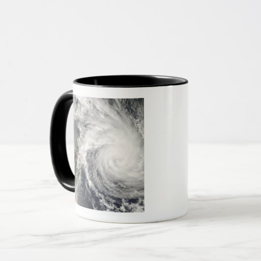Tropischer Cyclone Ivan nähert sich Madagaskar Tasse (Vorderseite Links)
