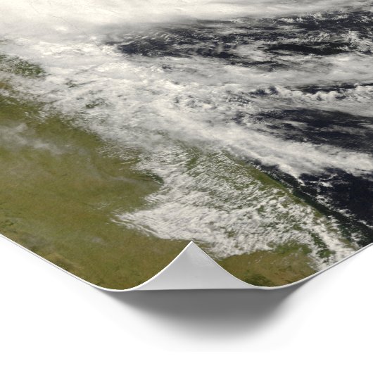 Tropischer Cyclone Ivan über Madagaskar Poster (Ecke)