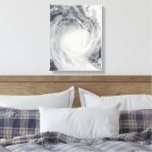 Tropischer Cyclone Oli vor der Küste von Tahiti Leinwanddruck (Insitu (Schlafzimmer))
