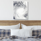 Tropischer Cyclone Oli vor der Küste von Tahiti Leinwanddruck (Insitu (Schlafzimmer))