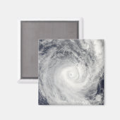 Tropischer Cyclone Oli vor der Küste von Tahiti Magnet (Vorderseite/Rückseite)