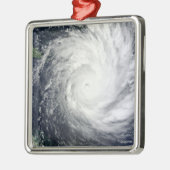 Tropischer Cyclone Yasi Ornament Aus Metall (Links)