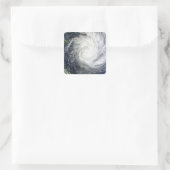 Tropischer Cyclone Yasi Quadratischer Aufkleber (Tasche)
