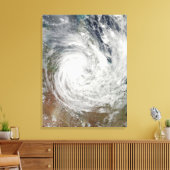 Tropischer Cyclone Yasi über Australien 2 Leinwanddruck (Insitu (Wohnzimmer))