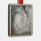 Tropischer Cyclone Yasi über Australien 2 Ornament Aus Metall (Rechts)