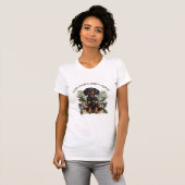 Tropischer Dachshund Zen T-Shirt (Vorne ganz)