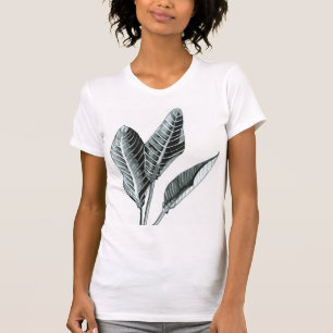 Tropischer das Blätter-T - Shirt der Frauen