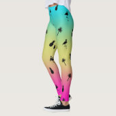 Tropischer Druck Leggings (Links)