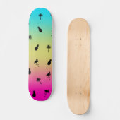 Tropischer Druck Skateboard (Vorderseite)