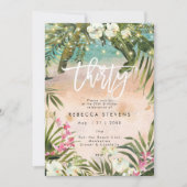 Tropischer Dschungel 30 30 Geburtstag Einladung (Vorderseite)