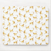 Tropischer Dschungel aus Gold Mousepad (Vorne)