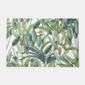 Tropischer Dschungel Banana Tree Strelitzia Fußmatte (Vorderseite)