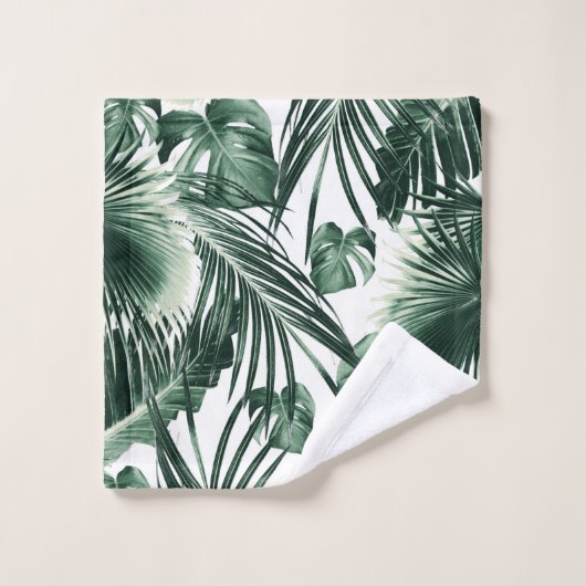Tropischer Dschungel Blätter Dream #7 #tropical #d Badhandtuch Set (Waschlappen)