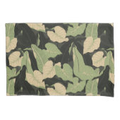 Tropischer Dschungel Blätter Kissenfall Kissenbezug (Vorderseite)