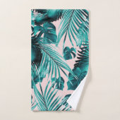 Tropischer Dschungel Blätter Traum Nr. 4 Badhandtuch Set (Handtuch)