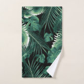 Tropischer Dschungel Blätter Traum Nr. 6 Badhandtuch Set (Handtuch)