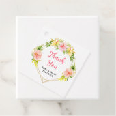 Tropischer Dschungel Blumenzwiebelhochzeit Vielen Geschenkanhänger (Beispiel)