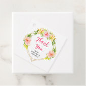 Tropischer Dschungel Brautparty Vielen Dank Geschenkanhänger (Beispiel)