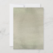 Tropischer Dschungel Cheetah Hochzeit Einladungen (Rückseite)