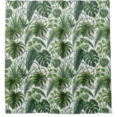 Tropischer Dschungel Duschvorhang (Vorderseite)