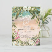 Tropischer Dschungel - Einladung zum 21. (Stehend Vorderseite)