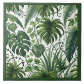 Tropischer Dschungel Fliese (Vorderseite)