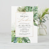 Tropischer Dschungel Frische Pasta machen Einladung (Stehend Vorderseite)