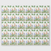 Tropischer Dschungel Geschenkpapier (Flach)