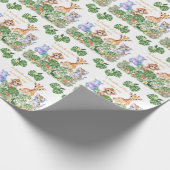 Tropischer Dschungel Geschenkpapier (Ecke)