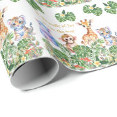 Tropischer Dschungel Geschenkpapier (Rolleneckpunkt)