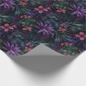 Tropischer Dschungel Geschenkpapier (Ecke)