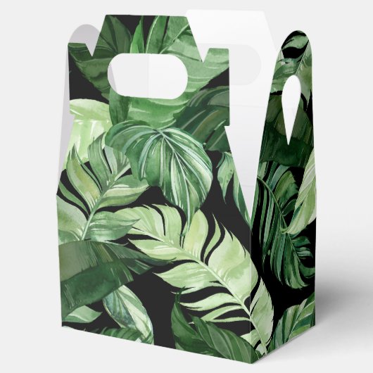 Tropischer Dschungel Geschenkschachtel (Geöffnet)