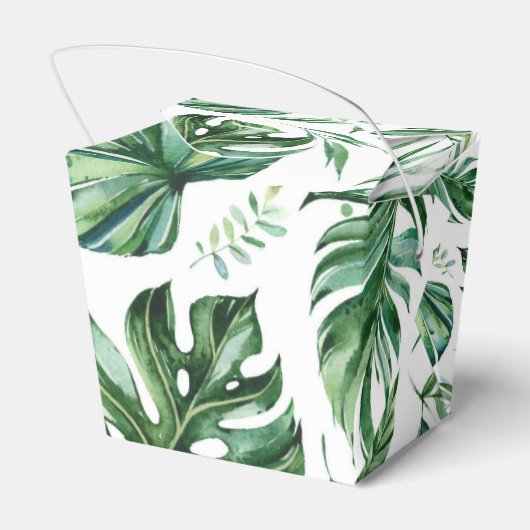 Tropischer Dschungel Geschenkschachtel (Rückseite)