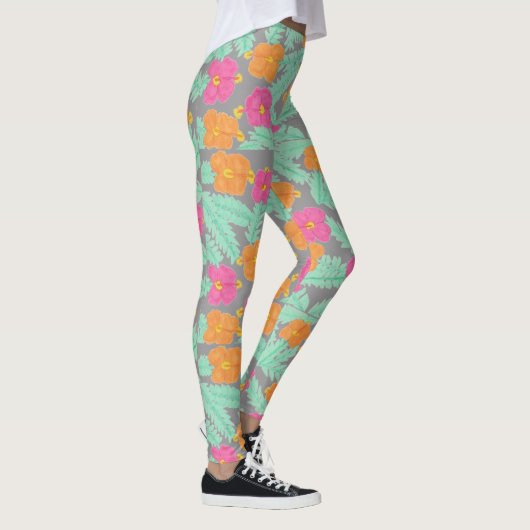 Tropischer Dschungel Leggings (Rechts)