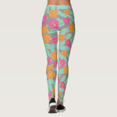 Tropischer Dschungel Leggings (Rückseite)