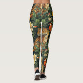 Tropischer Dschungel Leopard - Leggings (Rückseite)