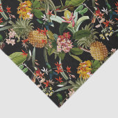 Tropischer Dschungel mit Hummingvögeln und Blume - Seidenpapier (Ausschnitt)